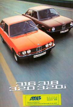 BMW 316 - 320 i Modelprogram 1976 Carbrochure (10311)